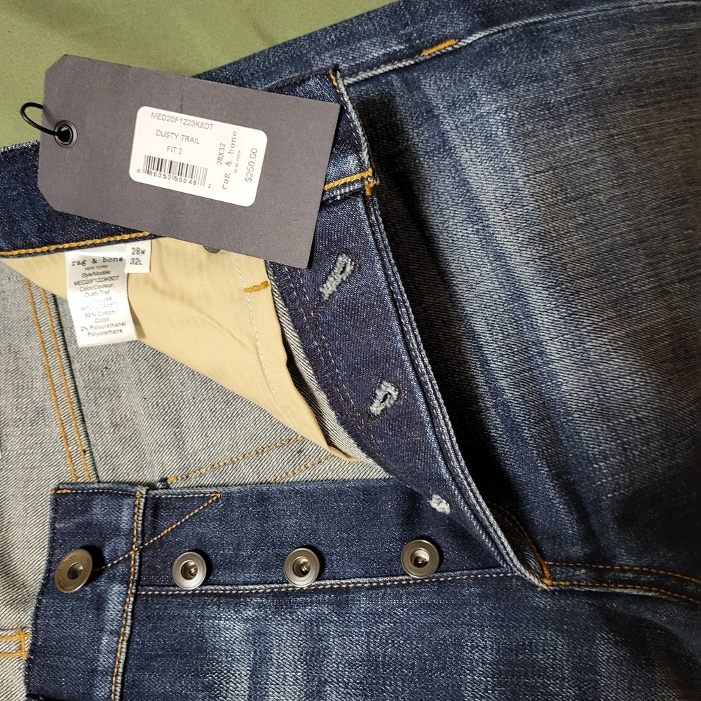 rag & bone Indigo Skinny Jeans - Picture 4 of 5